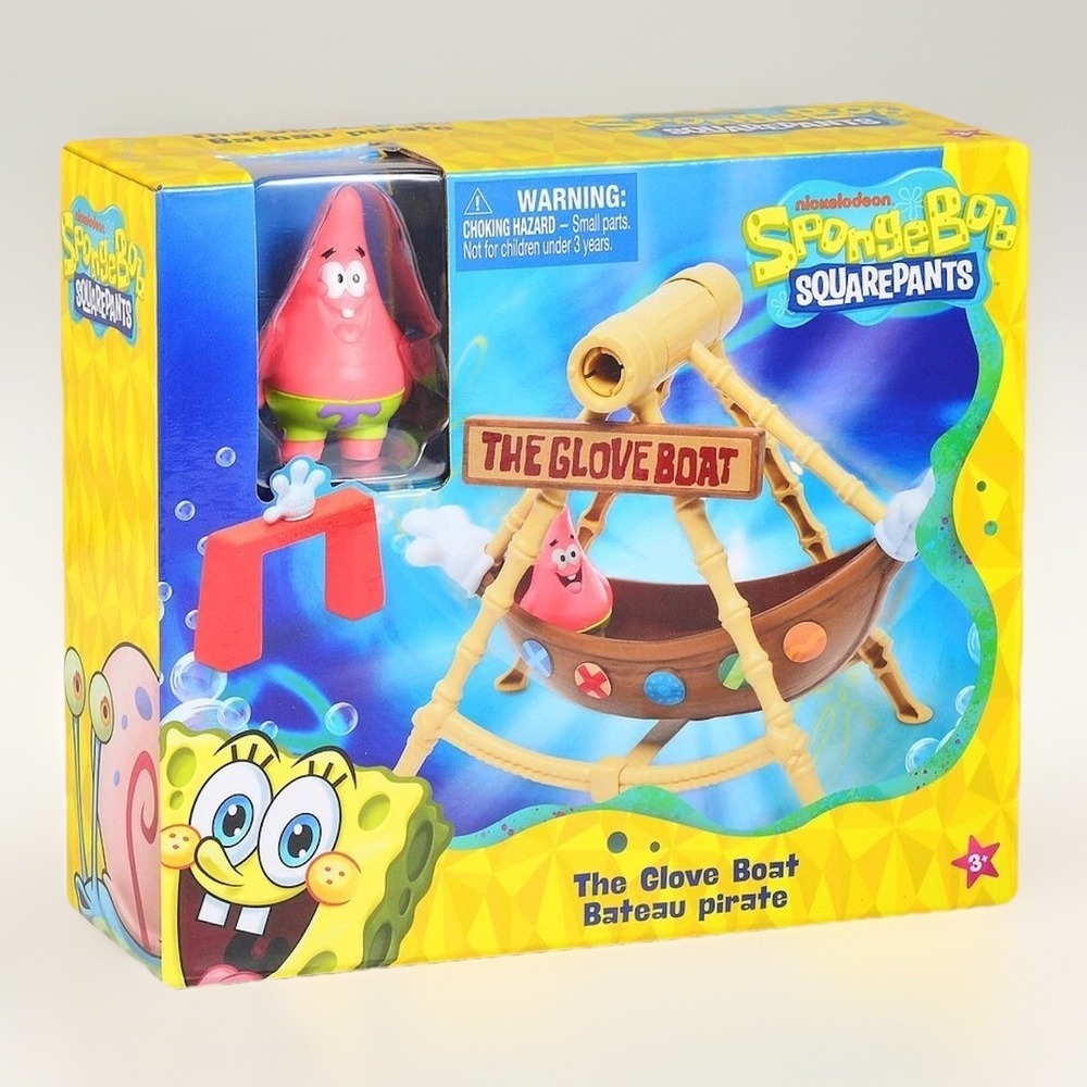 Nickelodeon SpongeBob SquarePants The Glove Boat Playset for Children